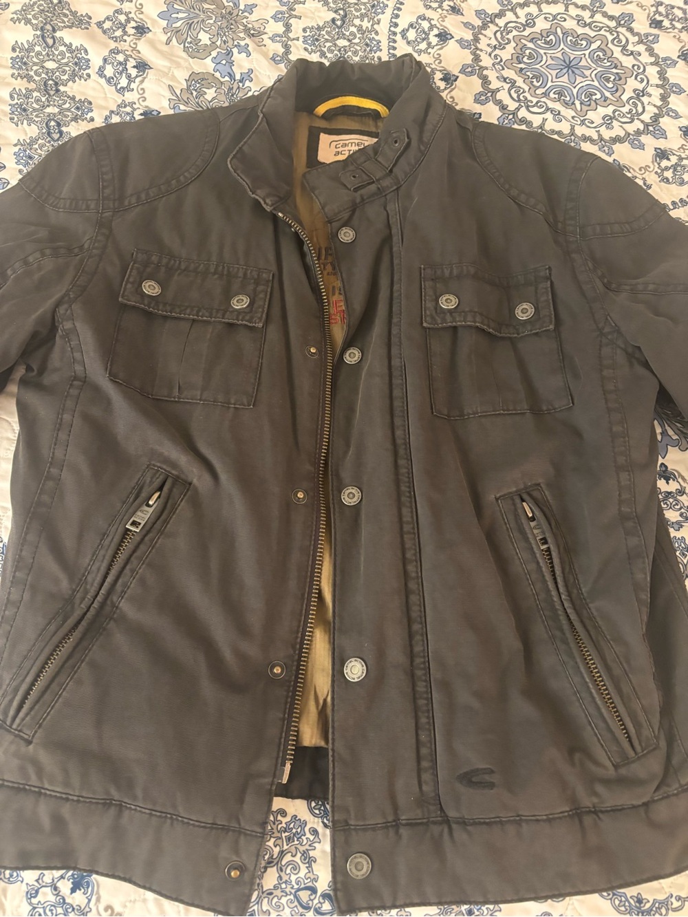 Casual Men's Jacket in Dark Gray by Camel Active